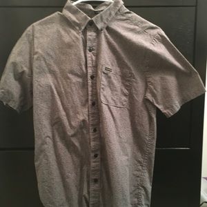 Volcom Grey Button Up